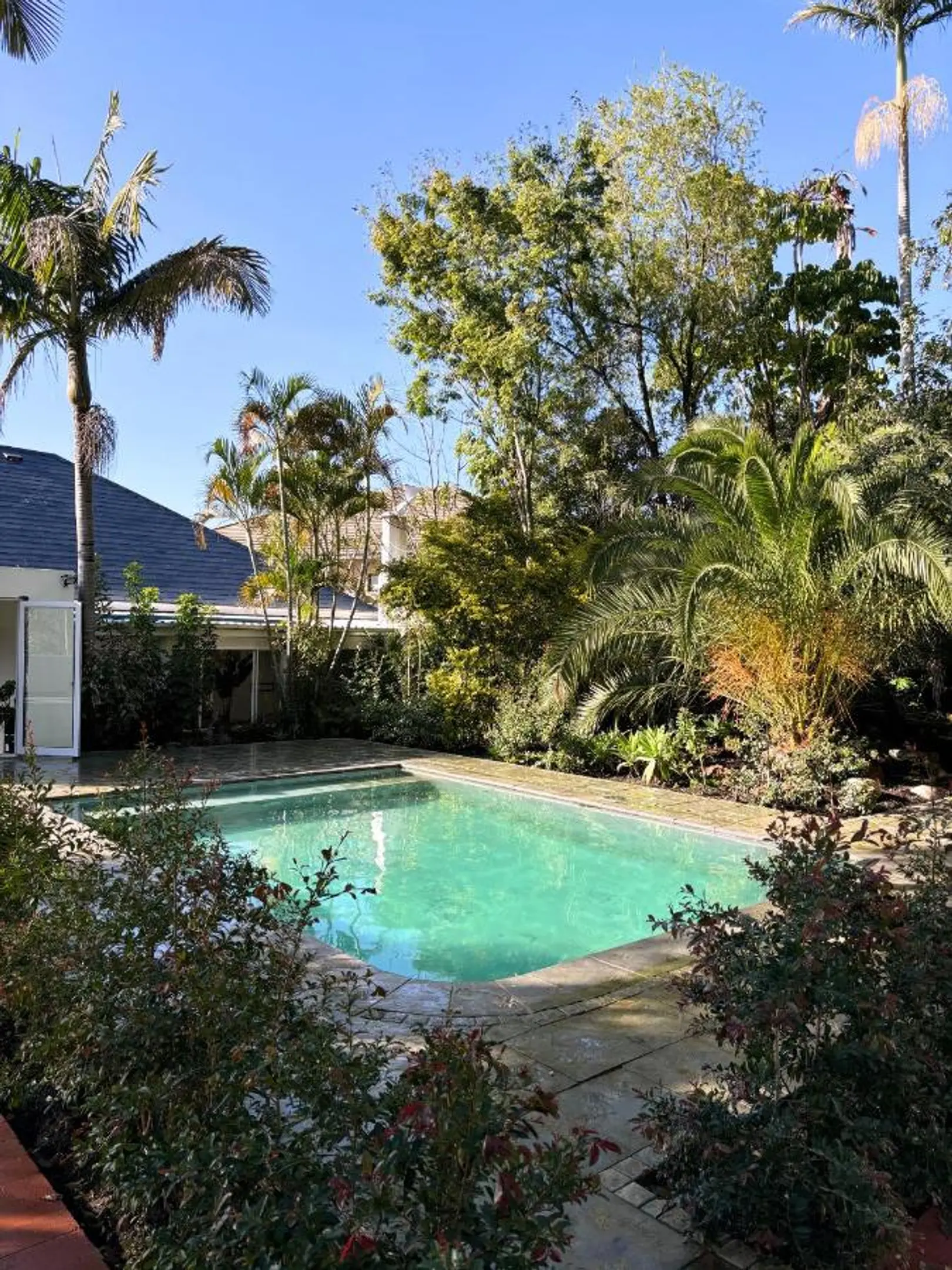 Large pool area